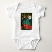 Frohe Weihnachten aus Nashville Baby Strampler (Vorderseite)