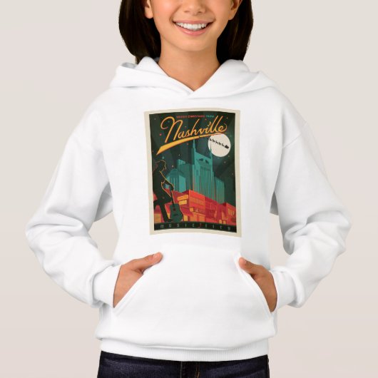 Frohe Weihnachten aus Nashville Hoodie (Vorderseite)