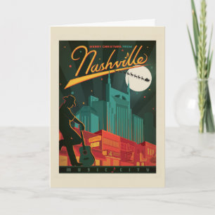 Frohe Weihnachten aus Nashville Karte