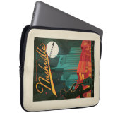 Frohe Weihnachten aus Nashville Laptopschutzhülle (Vorne Rechts)