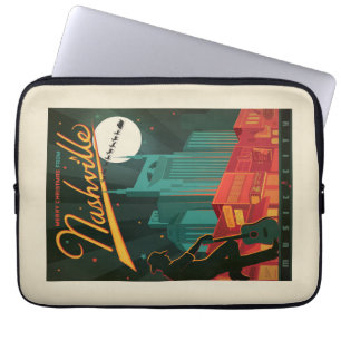 Frohe Weihnachten aus Nashville Laptopschutzhülle