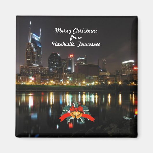 Frohe Weihnachten aus Nashville Magnet (Vorne)