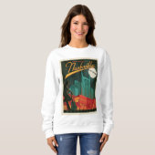Frohe Weihnachten aus Nashville Sweatshirt (Vorne ganz)