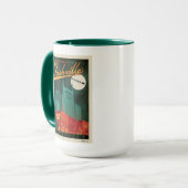 Frohe Weihnachten aus Nashville Tasse (Vorderseite Links)