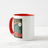 Frohe Weihnachten aus Nashville Tasse (Vorderseite Links)