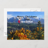 Frohe Weihnachten aus Neuseeland Postkarte (Vorne/Hinten)