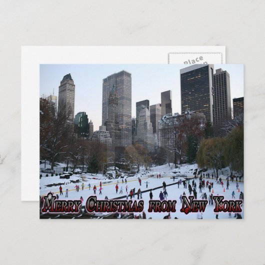 Frohe Weihnachten aus New York (Vorne/Hinten)