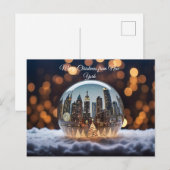 Frohe Weihnachten aus New York (Vorne/Hinten)