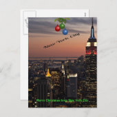 Frohe Weihnachten aus New York City (Vorne/Hinten)