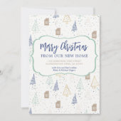Frohe Weihnachten aus New Zuhause Skandinavien For Ankündigung (Vorderseite)