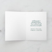 Frohe Weihnachten aus North Dakota Karte (Innenseite)