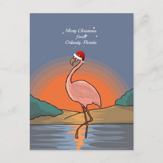 Frohe Weihnachten aus Orlando, Florida Postkarte (Vorderseite)