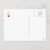 Frohe Weihnachten aus Orlando - Rosa Flamingos (Rückseite)