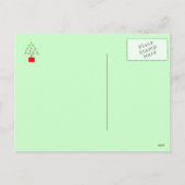 Frohe Weihnachten aus Orlando - Rosa Flamingos (Rückseite)