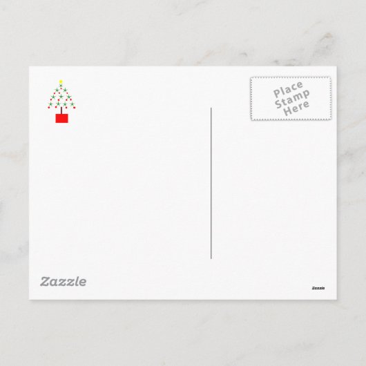 Frohe Weihnachten aus Orlando - rosa Flamingos, (Rückseite)