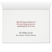 Frohe Weihnachten aus Pennsylvania Winter Barn Car (Innenansicht Horizontal (Unten))