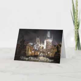 Frohe Weihnachten aus Prag Card