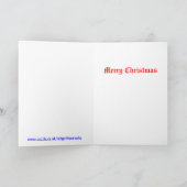 Frohe Weihnachten aus Schottland ... (Innenseite)