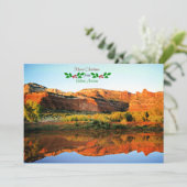 Frohe Weihnachten aus Sedona, Arizona Karte (Stehend Vorderseite)