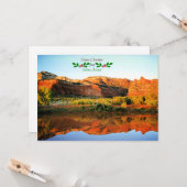 Frohe Weihnachten aus Sedona, Arizona Karte (Vorderseite/Rückseite Beispiel)