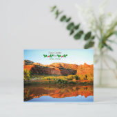 Frohe Weihnachten aus Sedona, Arizona Postkarte (Stehend Vorderseite)