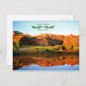 Frohe Weihnachten aus Sedona, Arizona Postkarte (Vorne/Hinten)