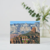 Frohe Weihnachten aus Sedona, Arizona Postkarte (Stehend Vorderseite)