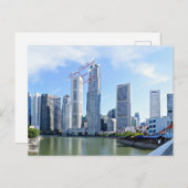 Frohe Weihnachten aus Singapur Postkarte (Vorne/Hinten)