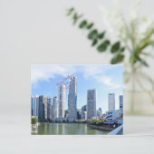 Frohe Weihnachten aus Singapur Postkarte (Stehend Vorderseite)