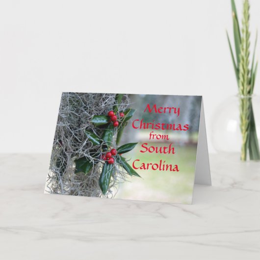 Frohe Weihnachten aus South Carolina (Vorderseite)