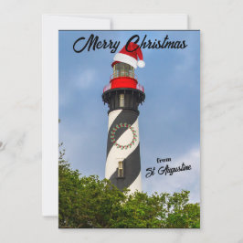 Frohe Weihnachten aus St. Augustine FL Leuchtturm