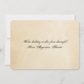 Frohe Weihnachten aus St. Augustine Florida (Rückseite)