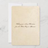 Frohe Weihnachten aus St. Augustine Florida (Rückseite)