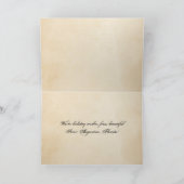 Frohe Weihnachten aus St. Augustine Florida (Innenseite)