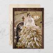 Frohe Weihnachten aus St. Augustine Florida Postkarte (Vorne/Hinten)