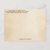 Frohe Weihnachten aus St. Augustine Florida Postkarte (Rückseite)