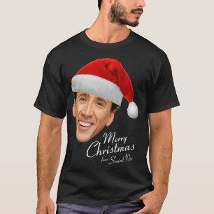 Frohe Weihnachten aus St. Nic-olas Cage T-Shirt