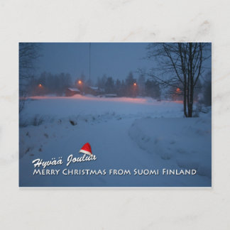Frohe Weihnachten aus Suomi Finnland