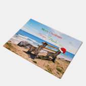 Frohe Weihnachten aus Tampa, Florida Fußmatte (Schrägansicht)