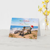 Frohe Weihnachten aus Tampa, Florida Karte (Gelbe Blume)