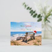 Frohe Weihnachten aus Tampa, Florida Postkarte (Stehend Vorderseite)