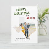 Frohe Weihnachten aus Texas Eine Fotografie (Stehend Vorderseite)