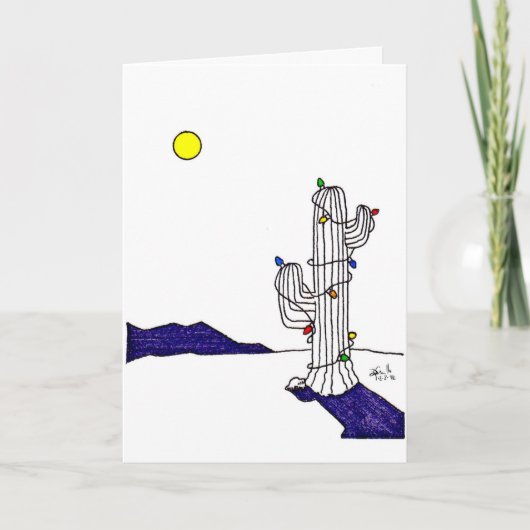 Frohe Weihnachten aus Texas Karte (Vorderseite)