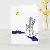 Frohe Weihnachten aus Texas Karte (Gelbe Blume)