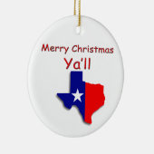 Frohe Weihnachten aus Texas Ornament (Rechts)