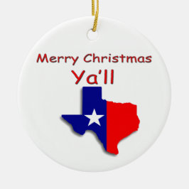 Frohe Weihnachten aus Texas Ornament