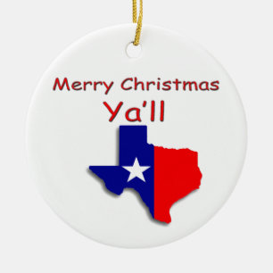 Frohe Weihnachten aus Texas Ornament