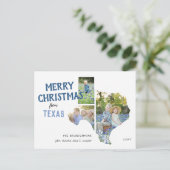 Frohe Weihnachten aus Texas Three Foto Postcard Postkarte (Stehend Vorderseite)