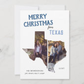 Frohe Weihnachten aus Texas Wir haben uns bewegt (Vorderseite)