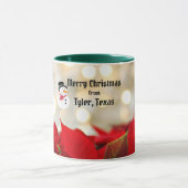 Frohe Weihnachten aus Tyler, Texas Tasse (Zentrum)